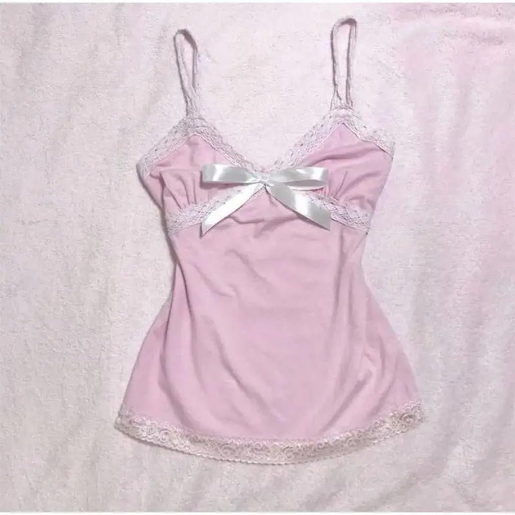 Emo Coquette Cropped Top Grunge 2000s Spaghetti Strap Tops Streetwear Vintage Camisole Y2k Cheetah Tops