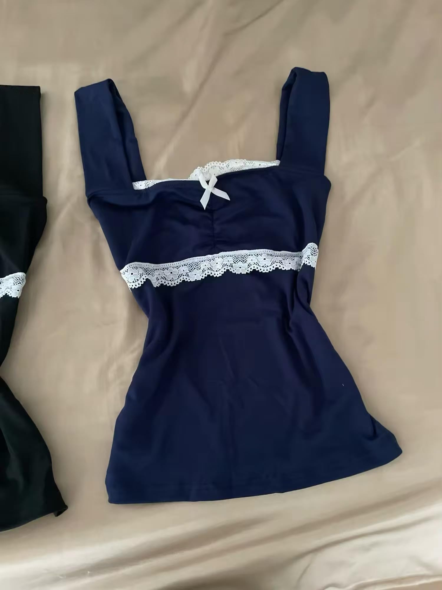 Emo Coquette Cropped Top Grunge 2000s Spaghetti Strap Tops Streetwear Vintage Camisole Y2k Cheetah Tops