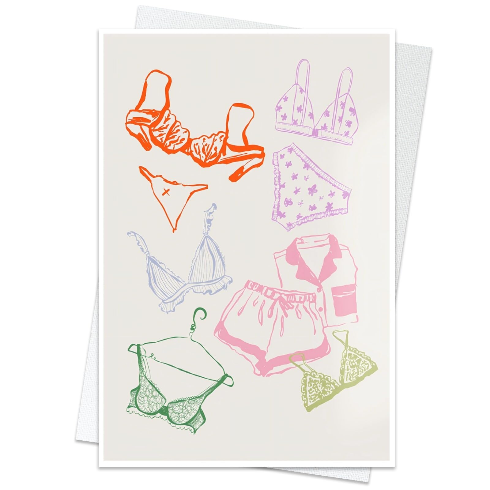 Ocean Inspired Aesthetic Print Coquette Wall Art Fun and Cute Decor