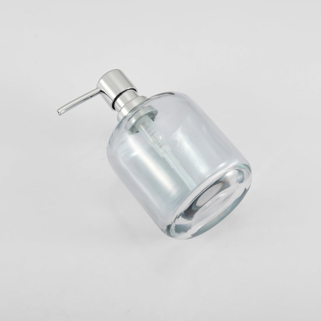 Glass Soap Pump Dispenser, Refillable Soap Dispenser