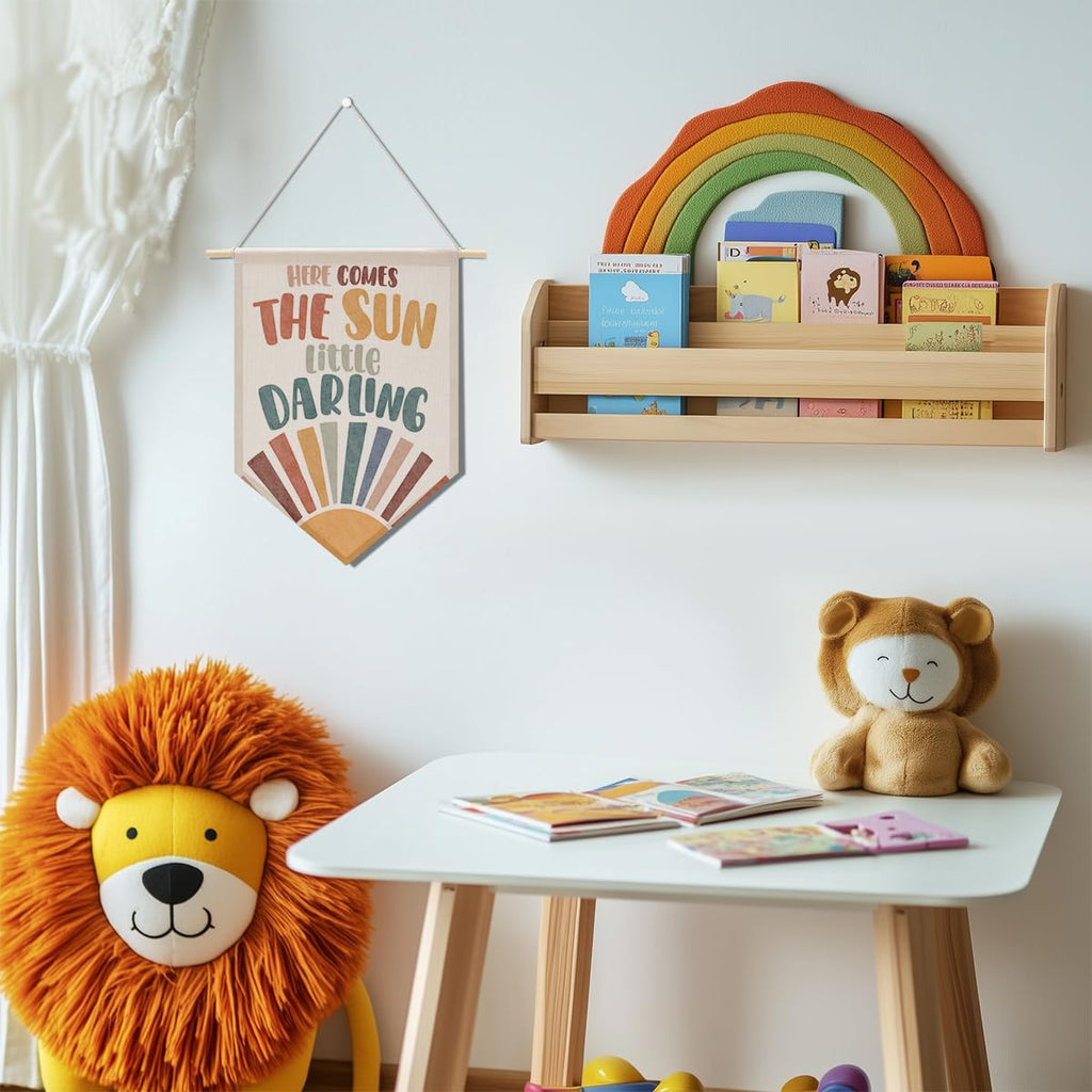 Preppy Positive Affirmations Wall Hanging Pennant Flag â€?Aesthetic Decor for Classroom, Bedroom, or Home