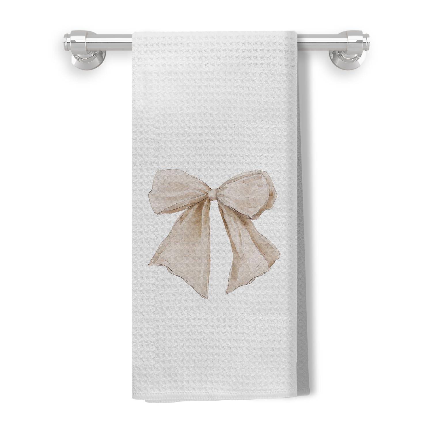 Coquette Bow Kitchen Towels Hand Towels for Bathroom, 16x24 Inch