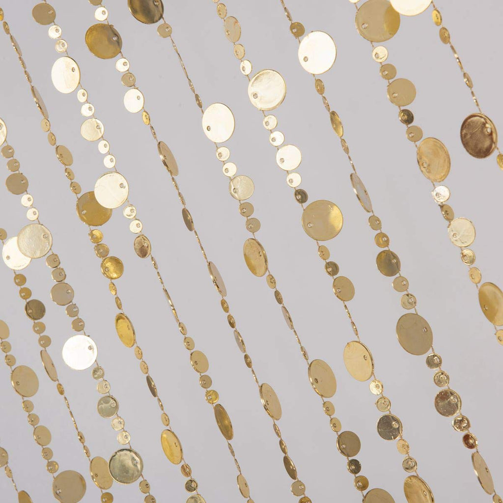 Iridescent Faux Crystal Acrylic Bubble Beaded Curtains for Doorway Room Divider Backdrop Decoration