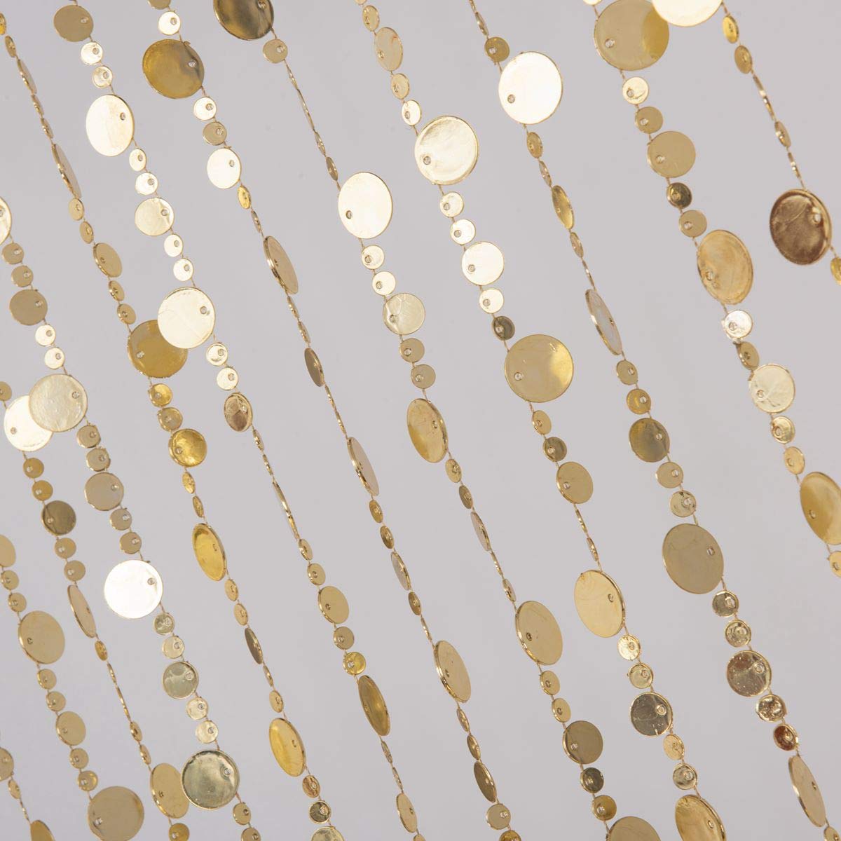 Iridescent Faux Crystal Acrylic Bubble Beaded Curtains for Doorway Room Divider Backdrop Decoration