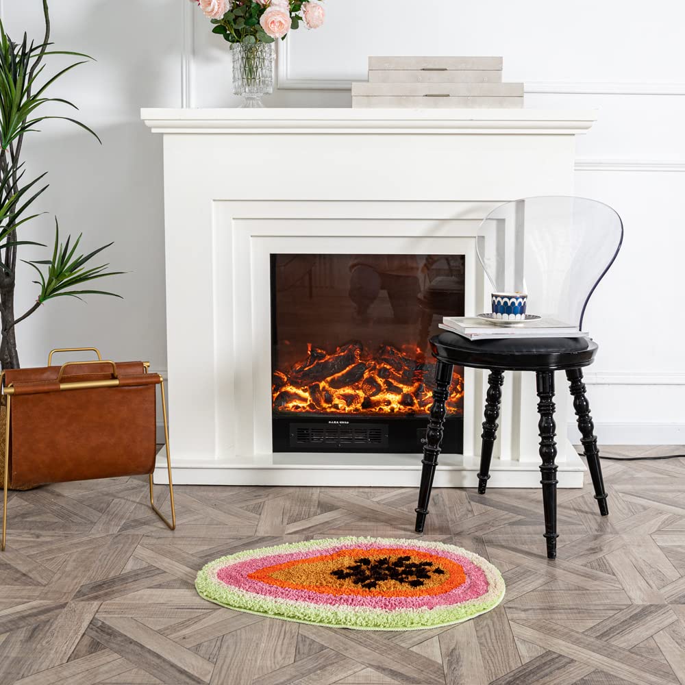 Shaped Rug Fruits Animals Bath Mat Area Rug Non-Slip Bathroom Door Mat for Bedroom Bathroom Kitchen Cartoon Area Rug for Bathroom Soft Bathmat Home Decor