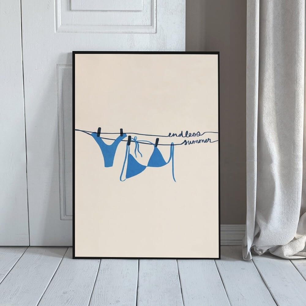 Ocean Inspired Aesthetic Print Coquette Wall Art Fun and Cute Decor