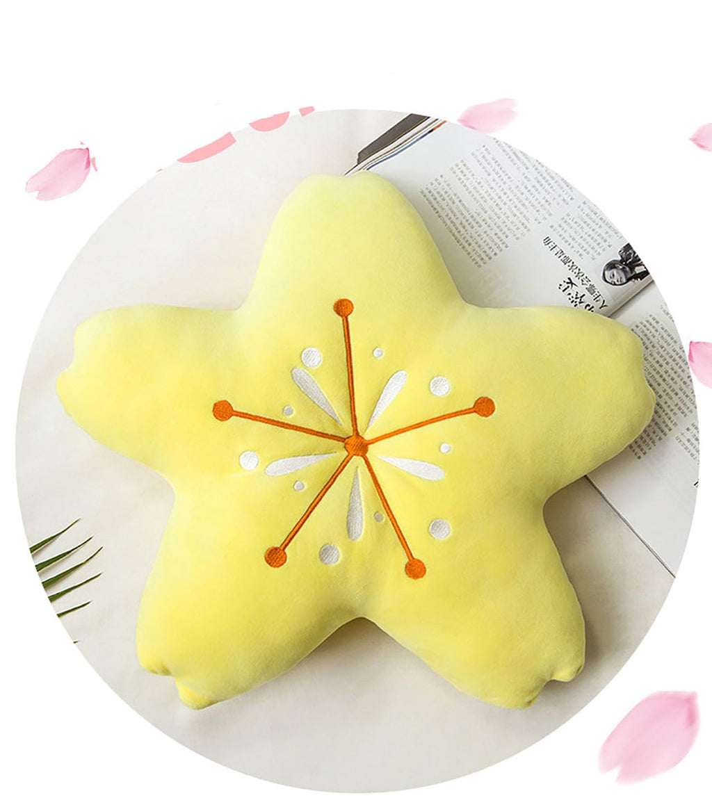 Cherry Blossom Plush Throw Pillow Living Room Sofa Pillow Flower Chair Cushion Throw Pillow 15.74 * 15.74