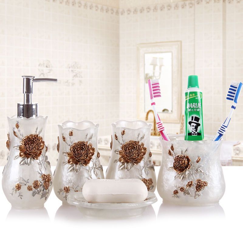 Royal Style Bathroom 6-piece Set Bathroom Suit