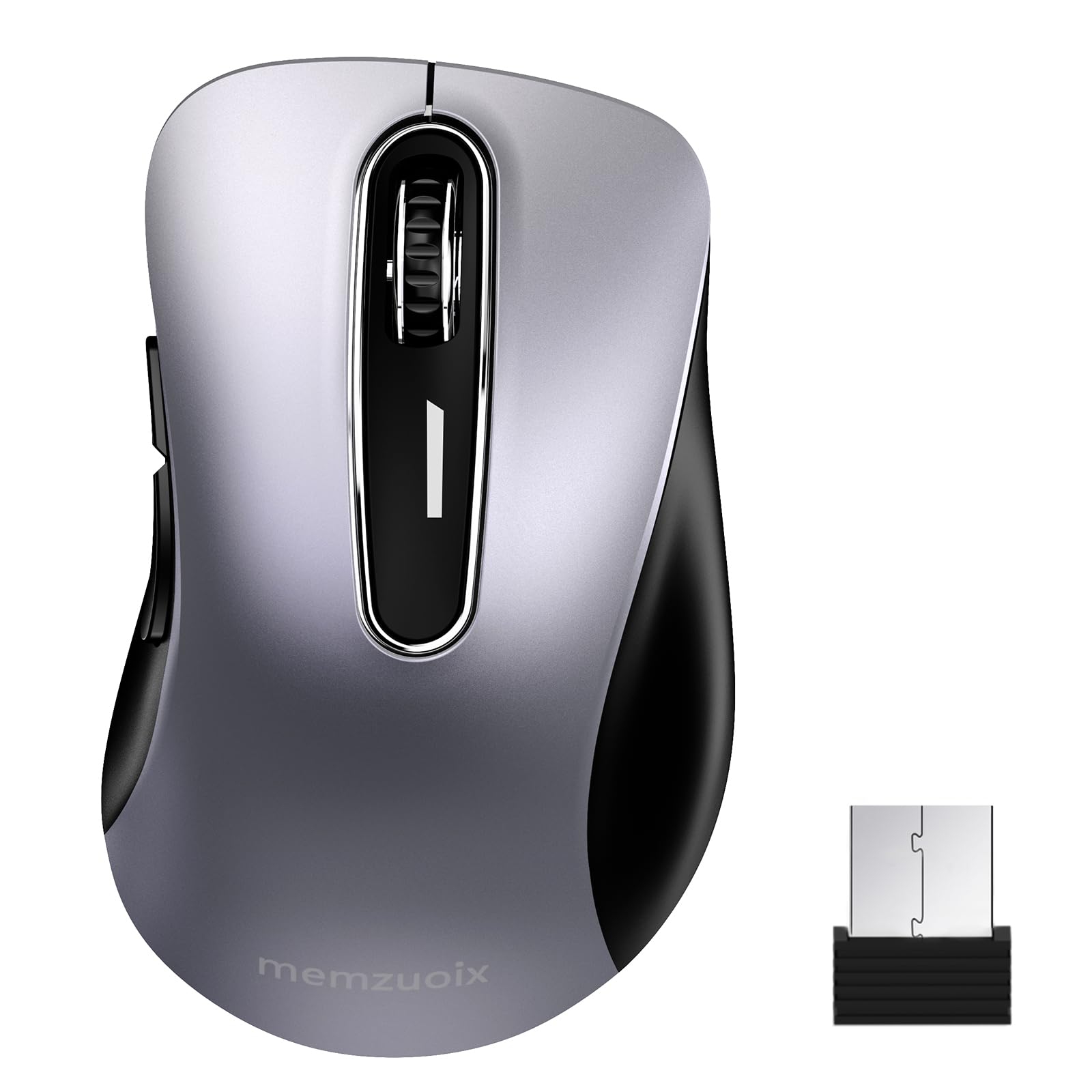 Portable Computer Wireless Mouse for Laptop, PC, Desktop, MacBook, 5 Buttons