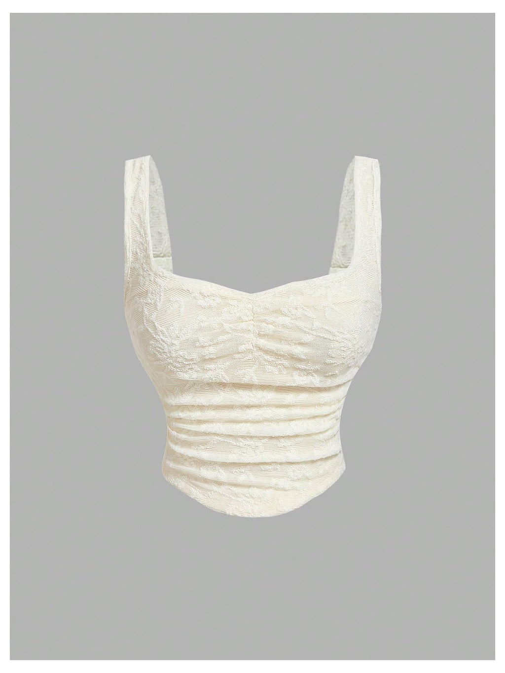 Women's Coquette Floral Lace Skirt Set 2 Piece Sleeveless Top and Bodycon Fishtail Skirt