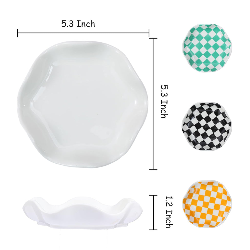 Ceramic Spoon Rest for Stove Top, 5.3 Inch Kitchen Counter Holder, Coffee and Cooking Utensil Rest, Heat-Resistant