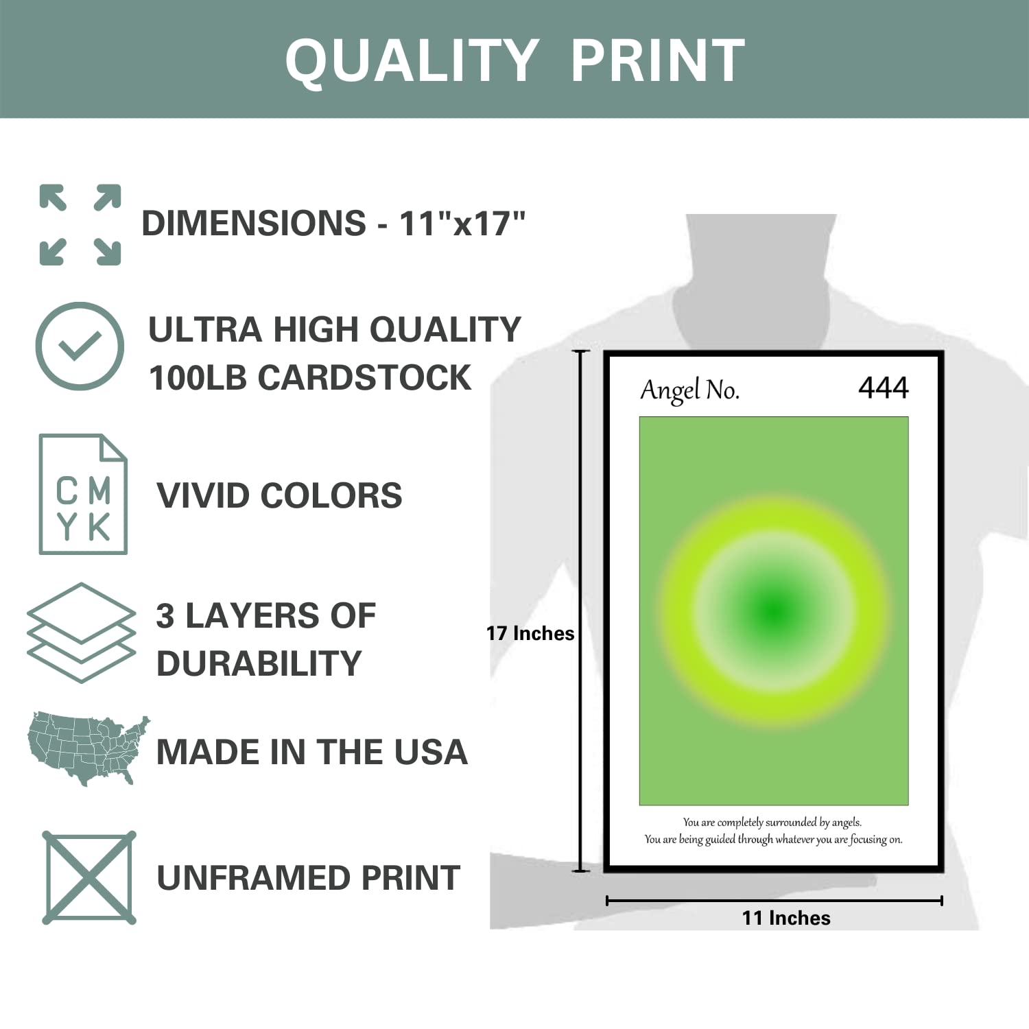 Colorful Aura Poster Energy Wall Art Minimalist Print Aesthetic Wall Decor Posters, No Frame