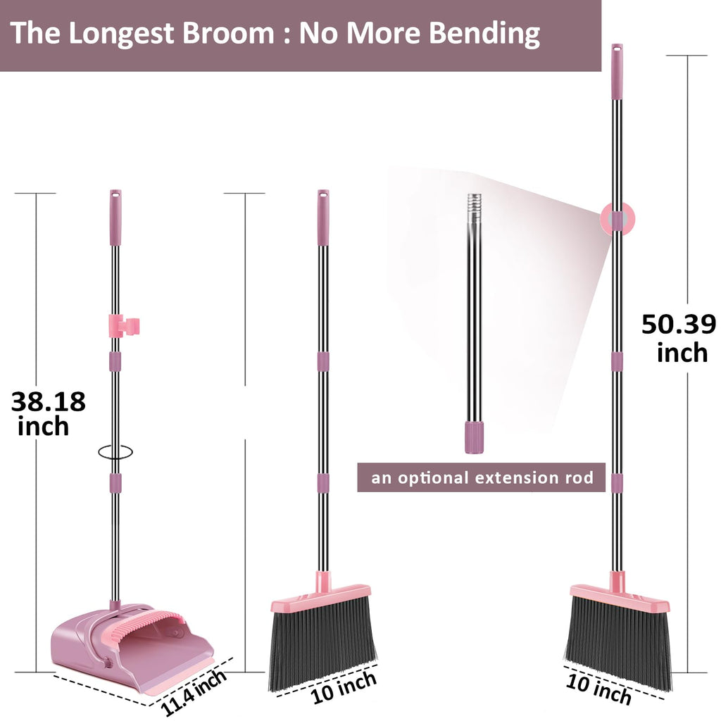 Indoor&Outdoor Broom and Dustpan Set