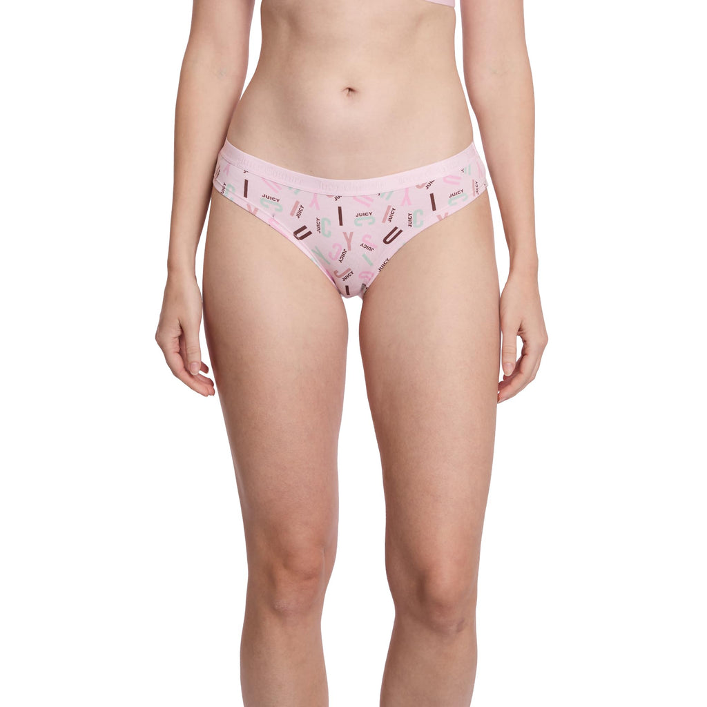 Juicy Couture Women's Cotton Underwear Set 5 Pack