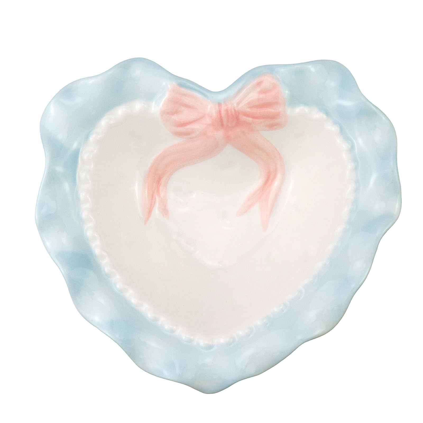 Cute Ceramic Bowls Porcelain Dessert Bowl Suitable (5 Inch)