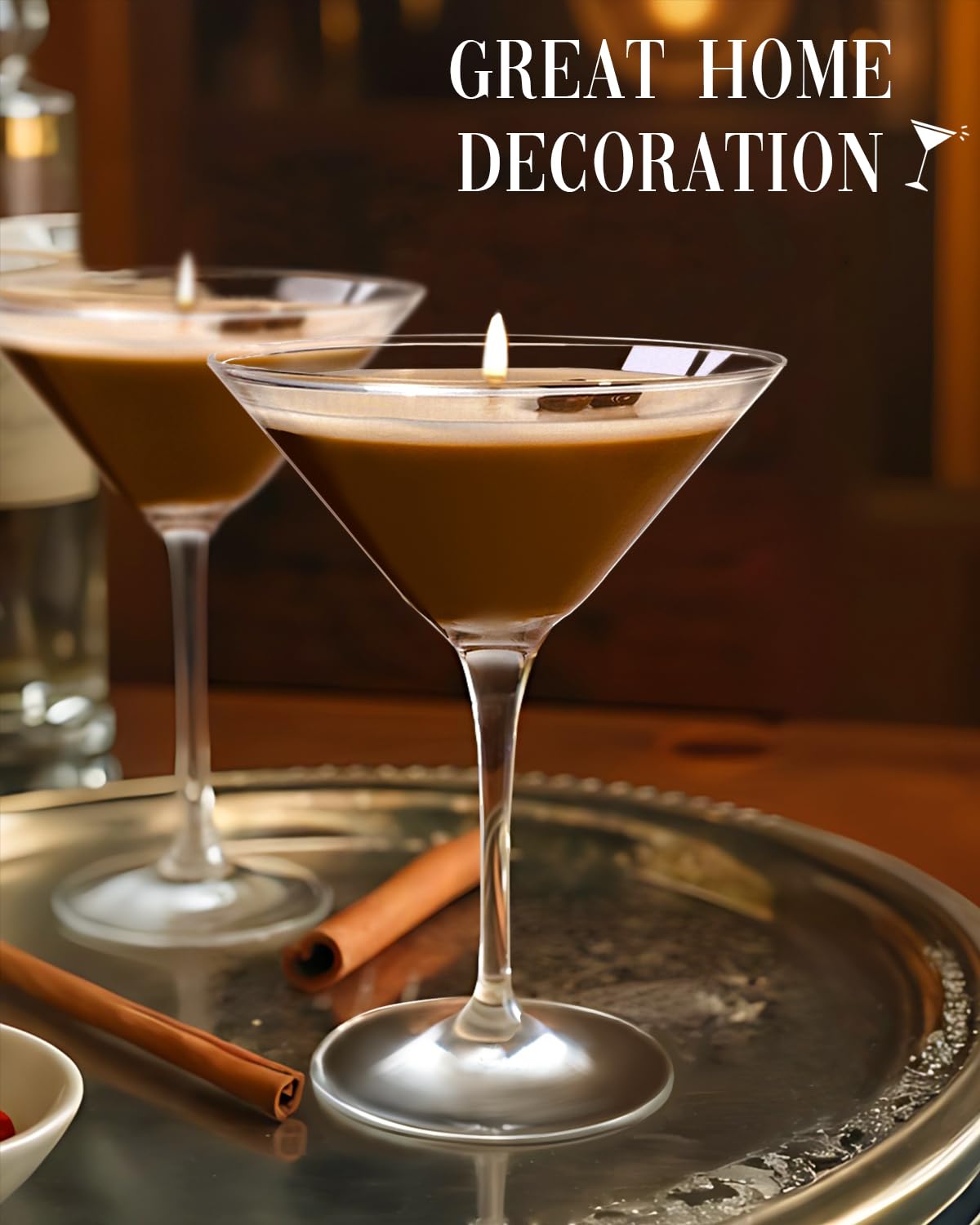 Martini Coffee Scented Candles