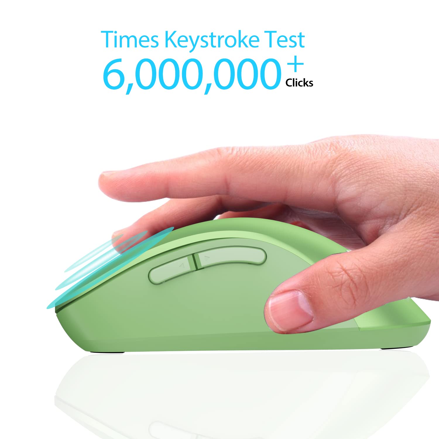 Portable Computer Wireless Mouse for Laptop, PC, Desktop, MacBook, 5 Buttons