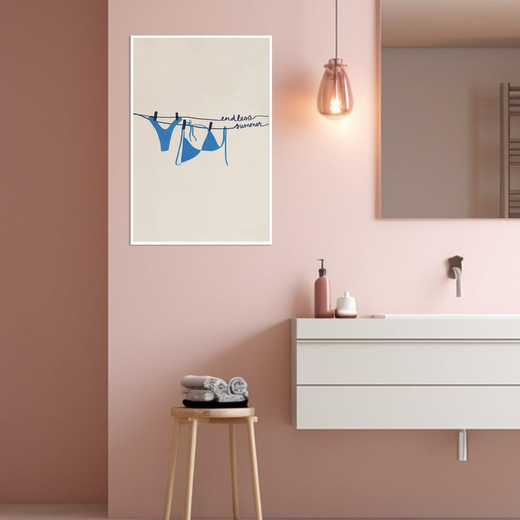 Ocean Inspired Aesthetic Print Coquette Wall Art Fun and Cute Decor