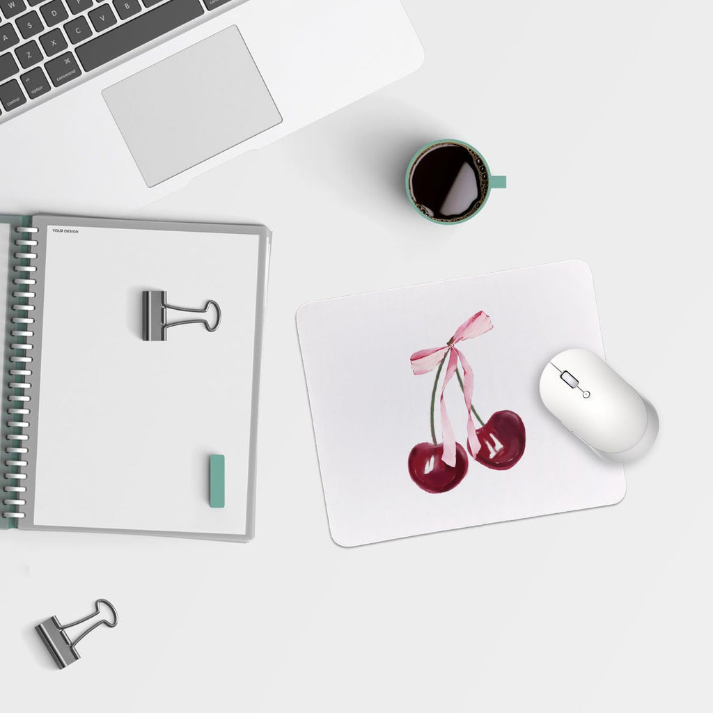 Coquette Bow Mouse Pad, Trendy Mouse Pad, Preppy Cute Mouse Pad for Desk Home Office & Gaming, 9.5x7.9 inches