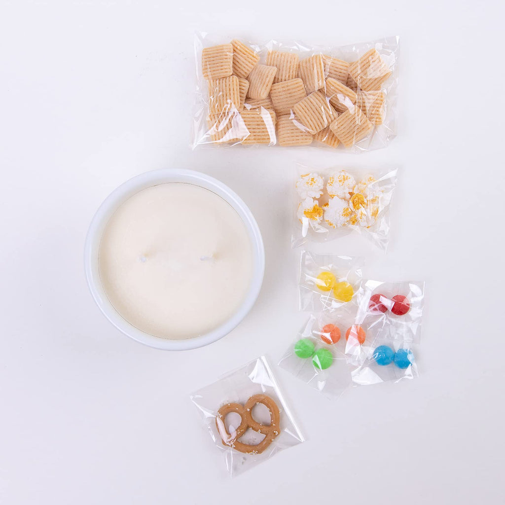 Cereal Bowl with Metal Spoon Scented Soy Candle