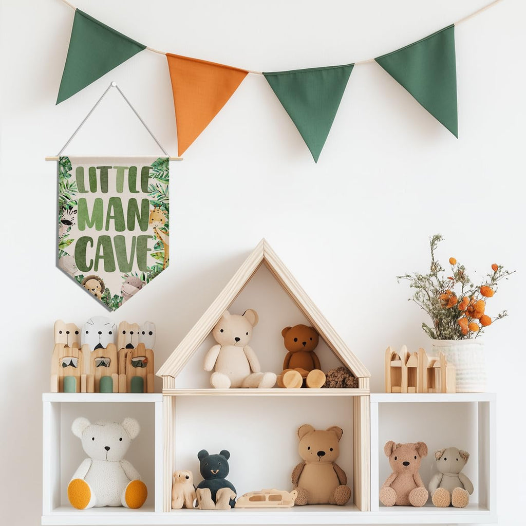 Preppy Positive Affirmations Wall Hanging Pennant Flag â€?Aesthetic Decor for Classroom, Bedroom, or Home