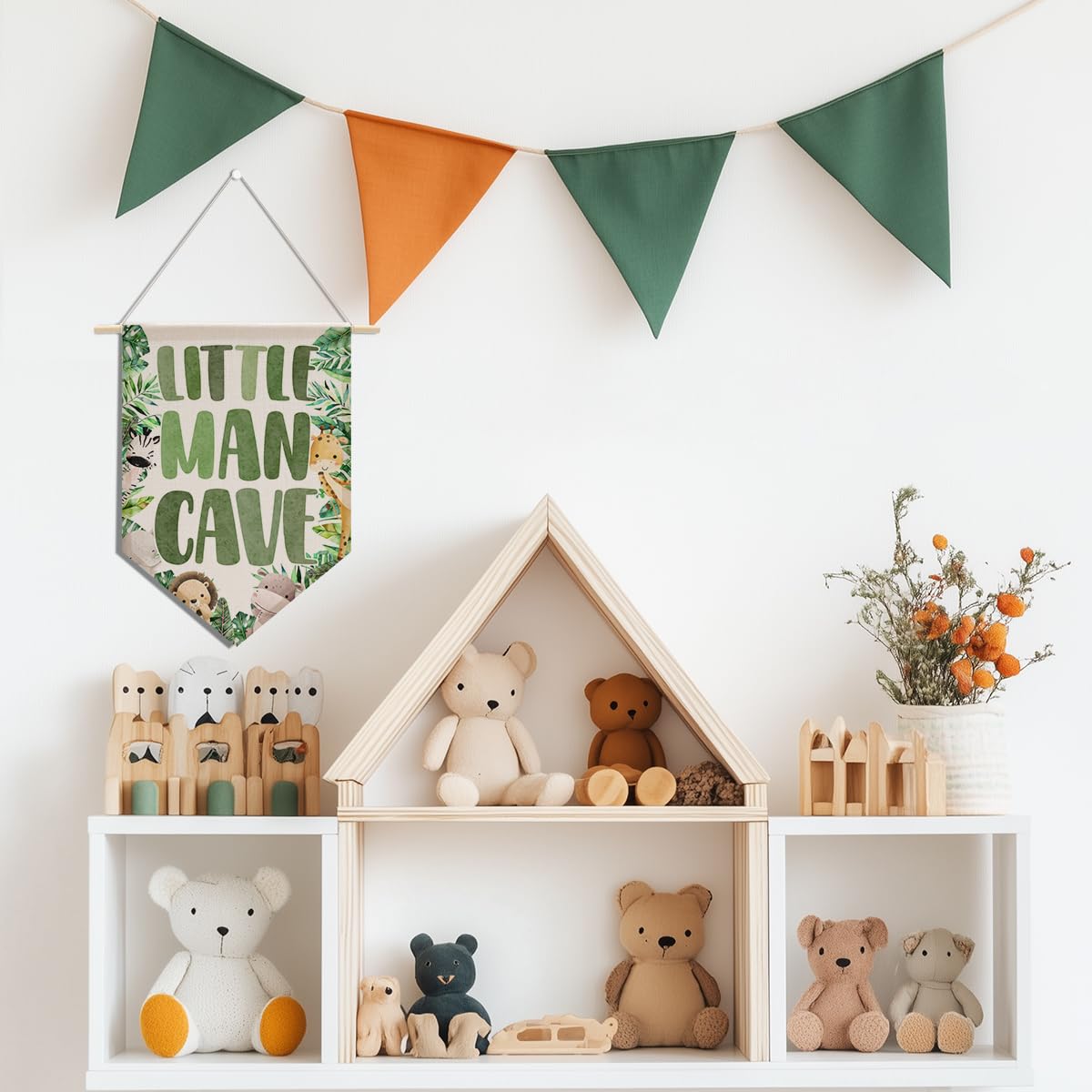 Preppy Positive Affirmations Wall Hanging Pennant Flag â€?Aesthetic Decor for Classroom, Bedroom, or Home