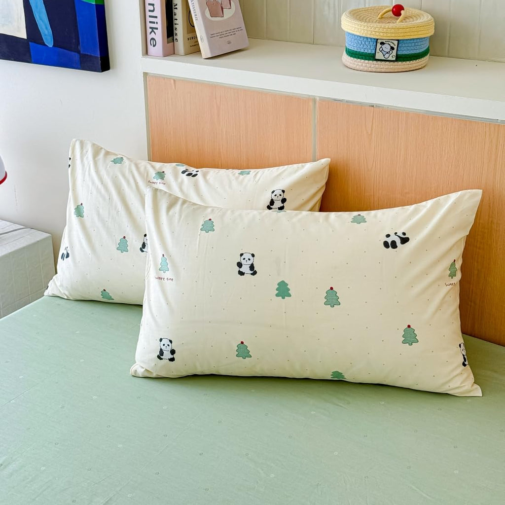 Cute Duvet Cover Sets 100% Cotton Bedding Comforter Cover Full 2 Pillowcases