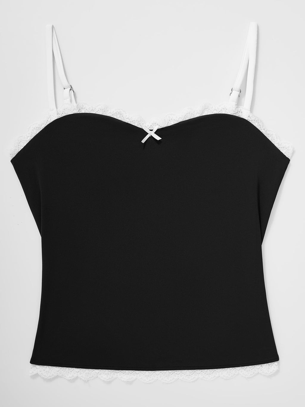 Lace Tank Tops for Women Sexy Double Lined Y2K Going Out Basic Cami Shirt