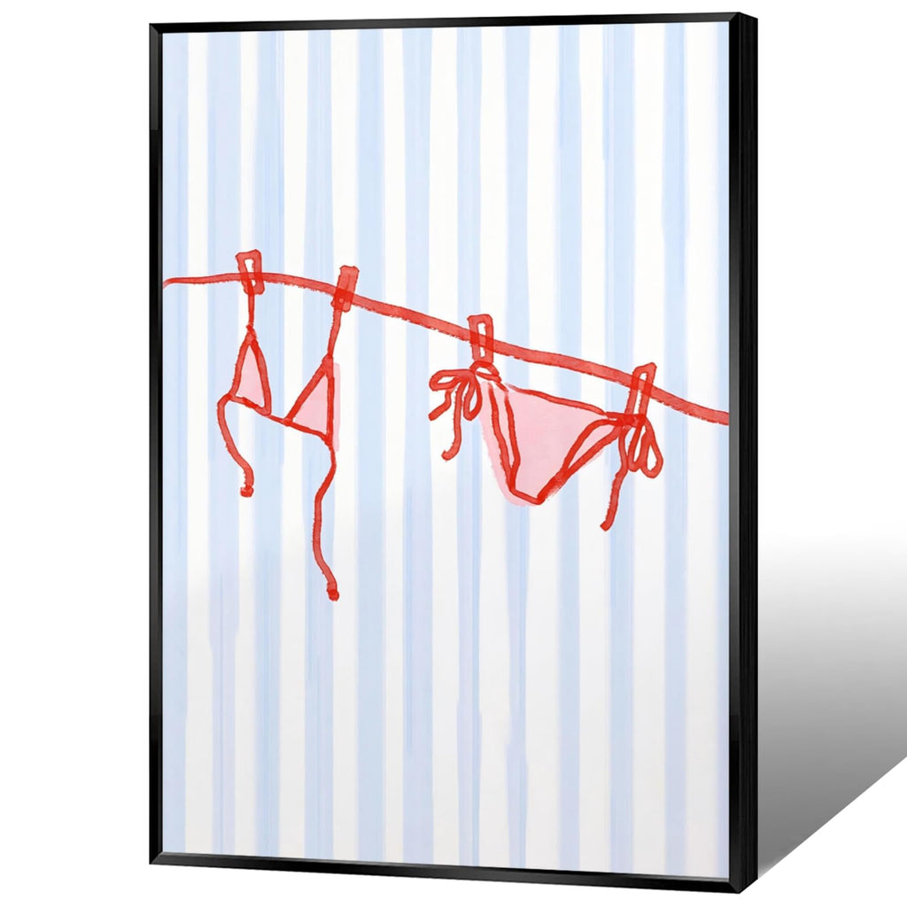 Ocean Inspired Aesthetic Print Coquette Wall Art Fun and Cute Decor