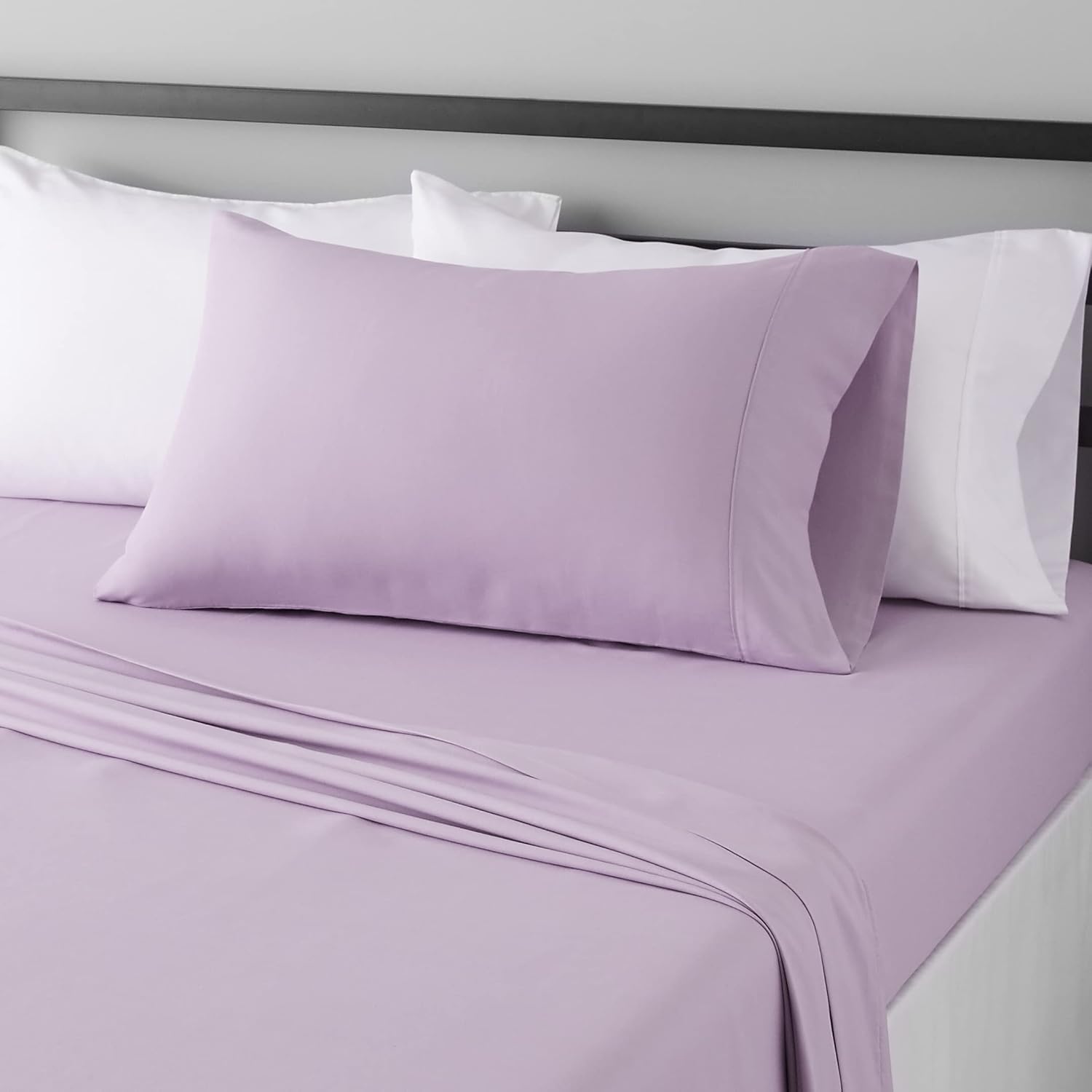 Lightweight Super Soft Easy Care Wrinkle Free Microfiber 3 Piece Bed Sheet Set with 14-Inch Deep Pockets Bedding