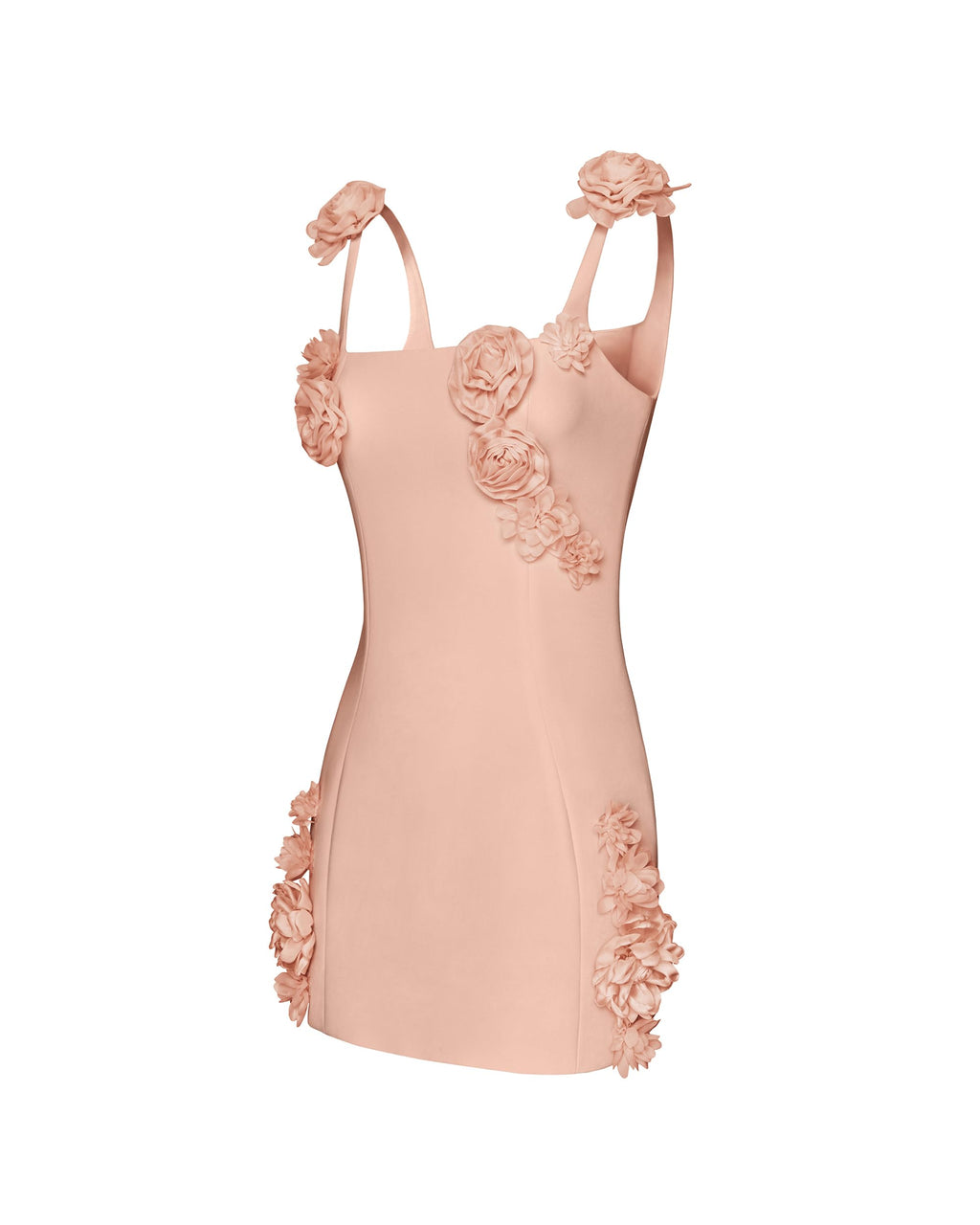 Women's Rosette Applique Mini Dress