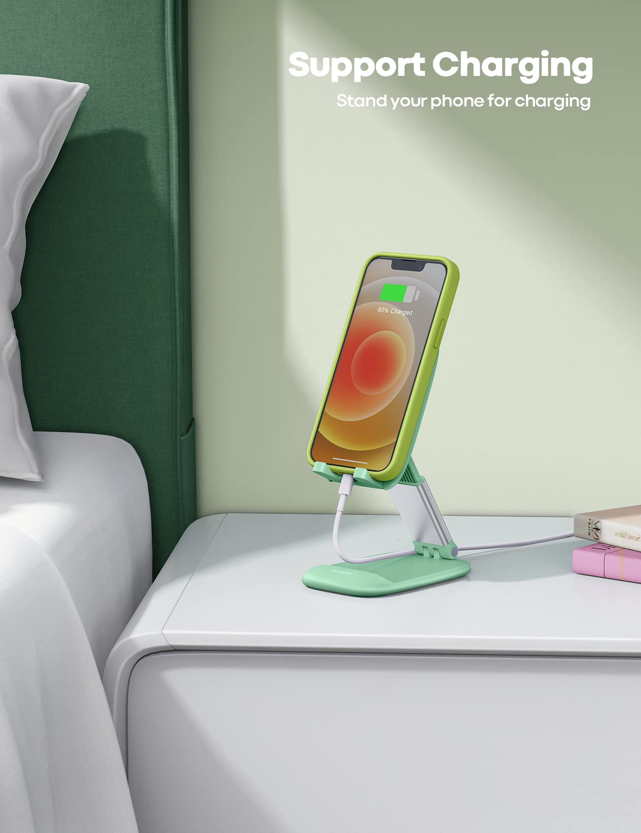 Phone Stand â€?Desktop Cell Phone Holder for Office Desk (4-8")