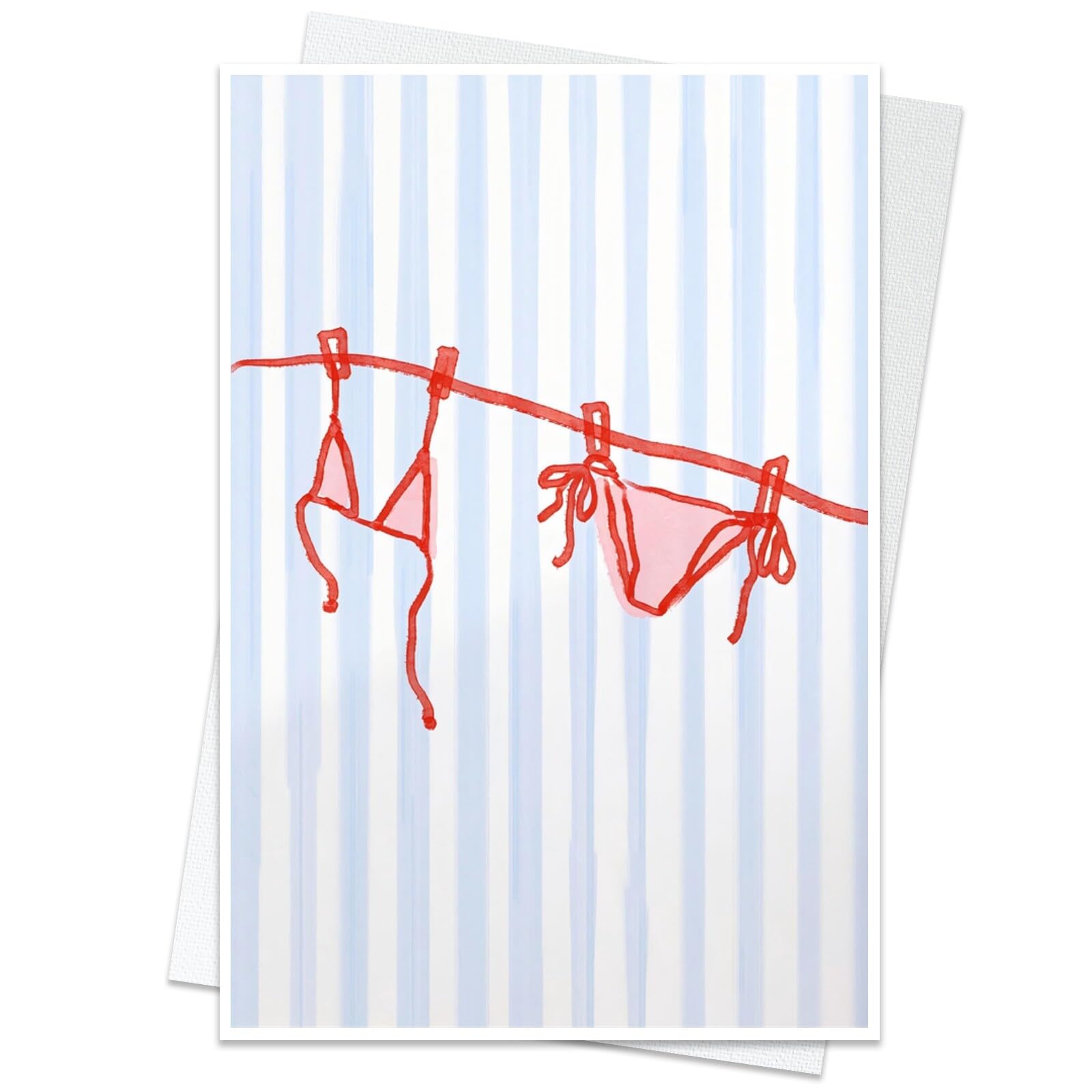 Ocean Inspired Aesthetic Print Coquette Wall Art Fun and Cute Decor