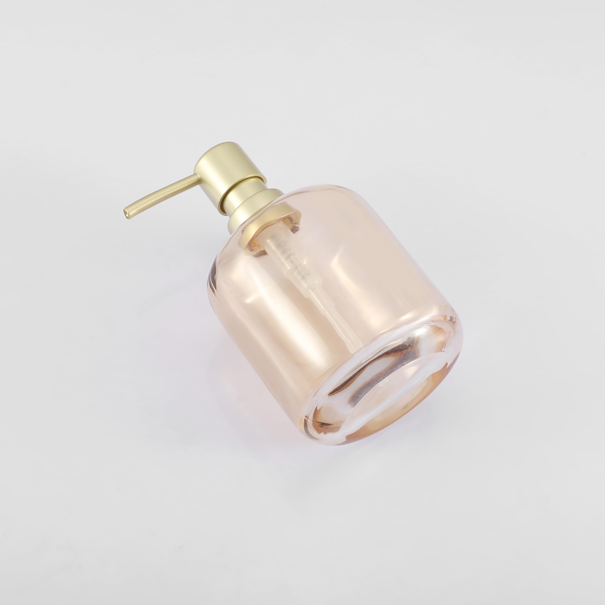 Glass Soap Pump Dispenser, Refillable Soap Dispenser