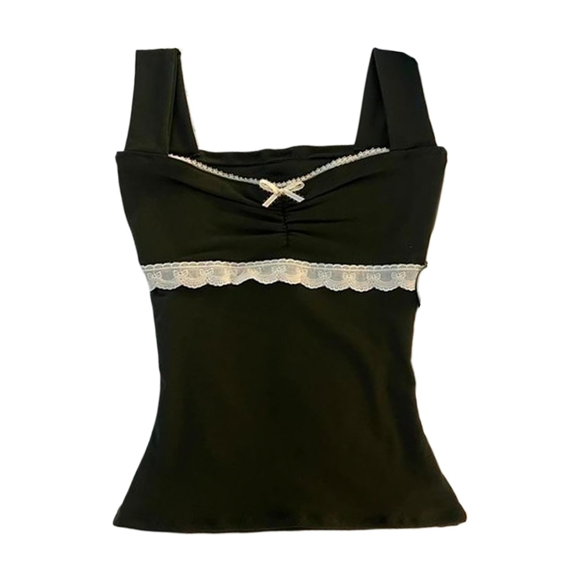 Emo Coquette Cropped Top Grunge 2000s Spaghetti Strap Tops Streetwear Vintage Camisole Y2k Cheetah Tops