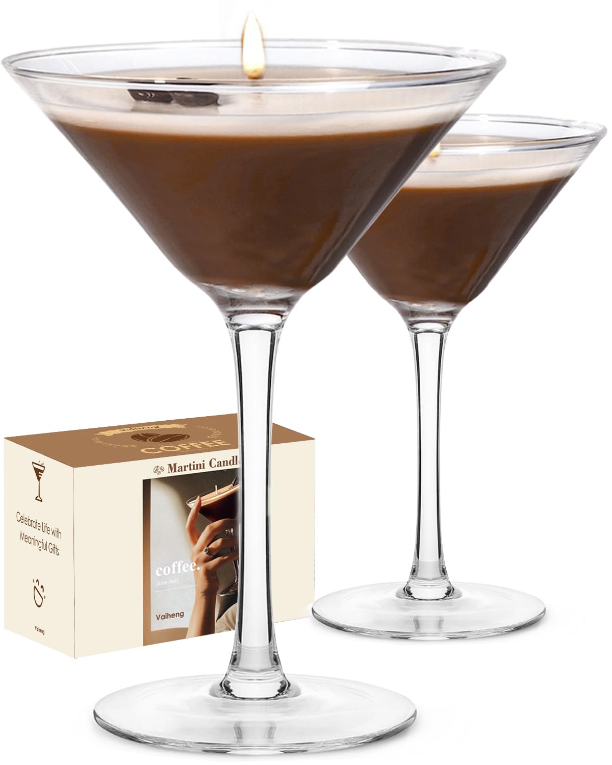 Martini Coffee Scented Candles