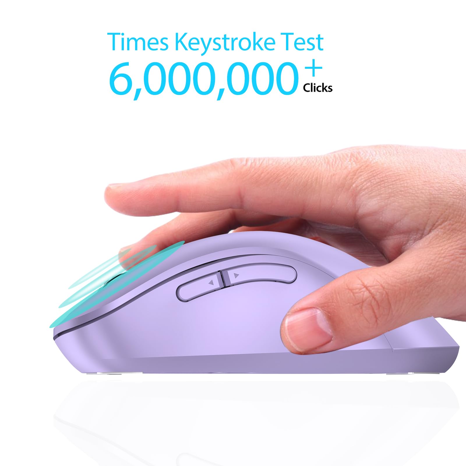 Portable Computer Wireless Mouse for Laptop, PC, Desktop, MacBook, 5 Buttons