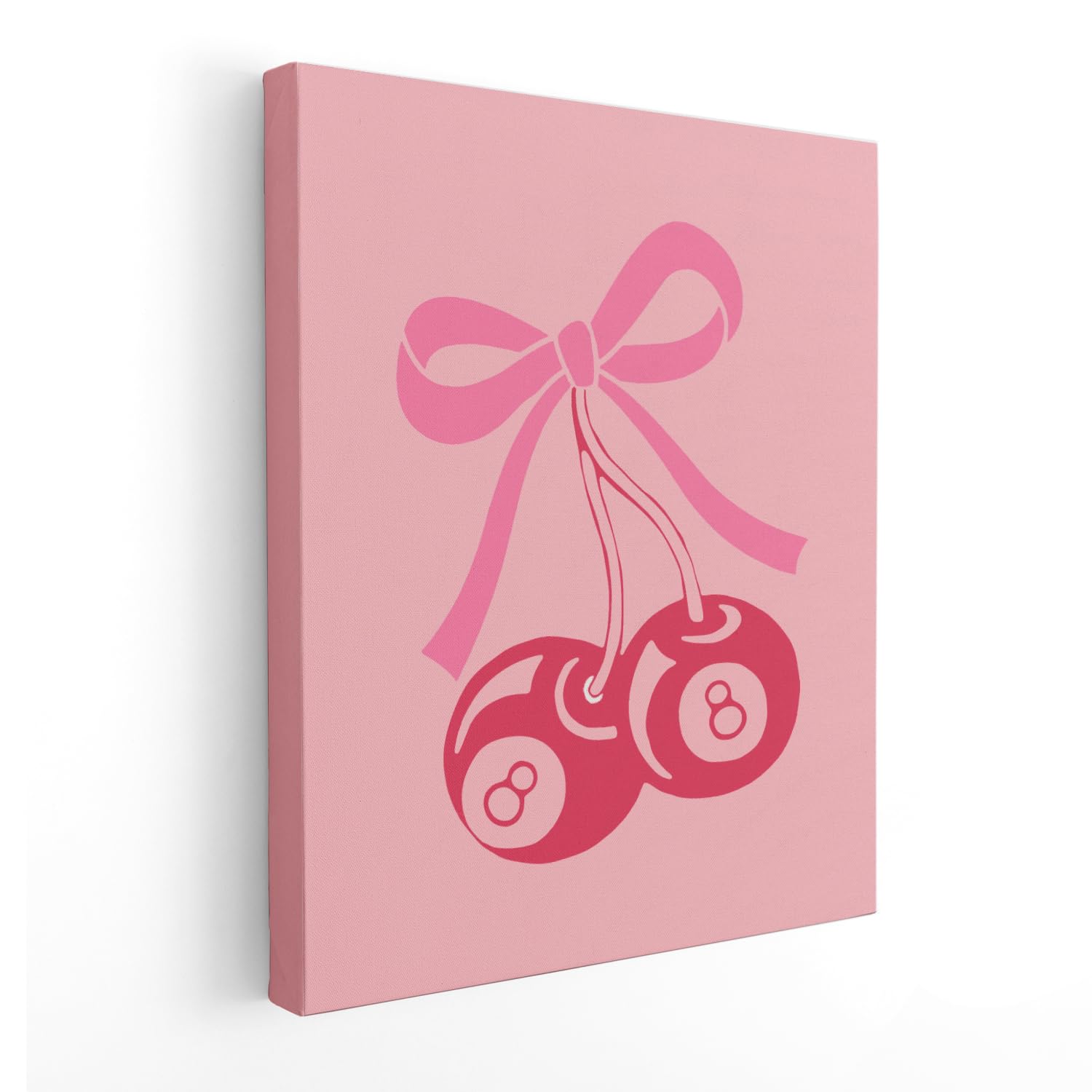 Preppy Hot Pink Disco Ball Wall Art â€?Trendy Retro Y2K Aesthetic Decor, 11x14 Inches Framed