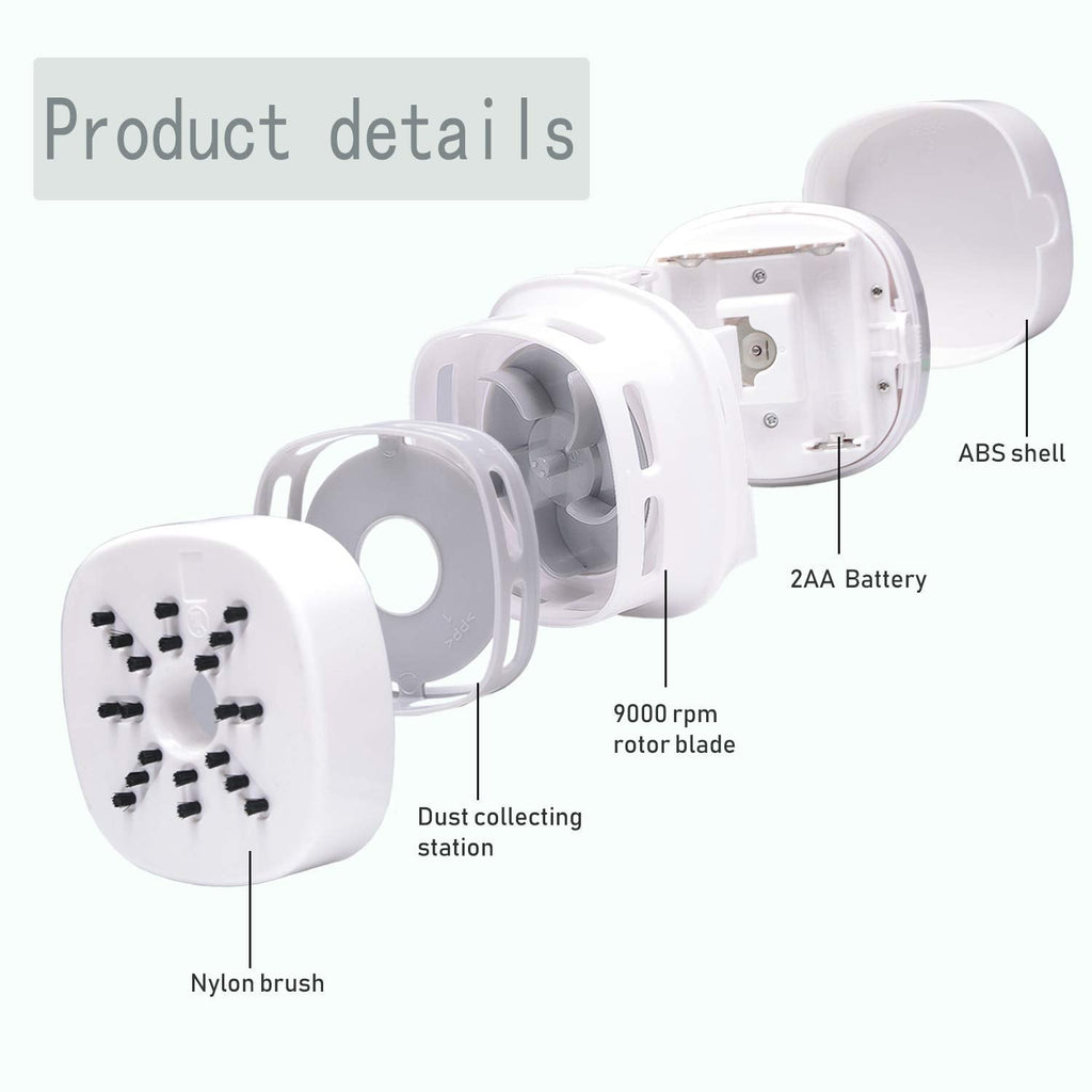 Desktop Vacuum Cleaner, Mini Table dust Sweeper Energy Saving, High Endurance up to 400 mins, Cordless & 360º Rotatable for Cleaning