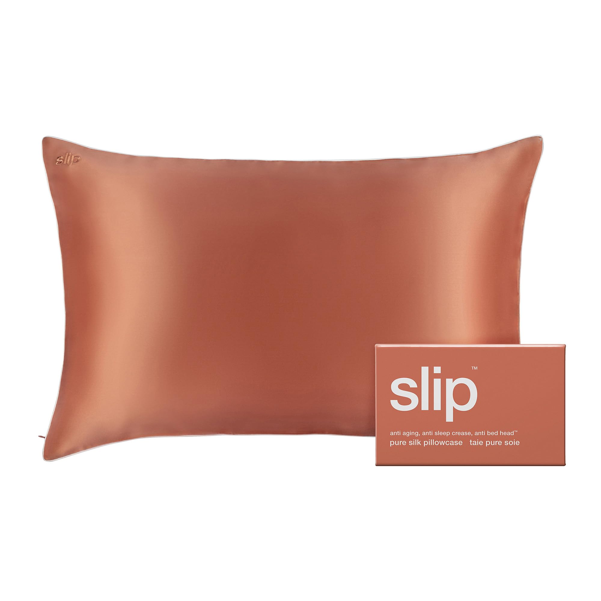 Pure Silk Pillow Case with Scalloped Edge - 100% Pure 22 Momme Mulberry Silk - Queen Size Standard Pillow Case - Anti-Aging, Anti-BedHead, Anti-Sleep Crease, Sunshade (20" x 30")