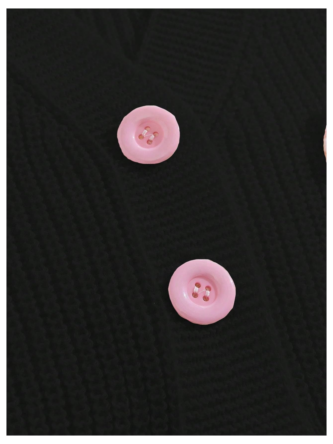 Women's Cute Bow Cardigan Sweater Long Sleeve V Neck Button Down Pullover Top