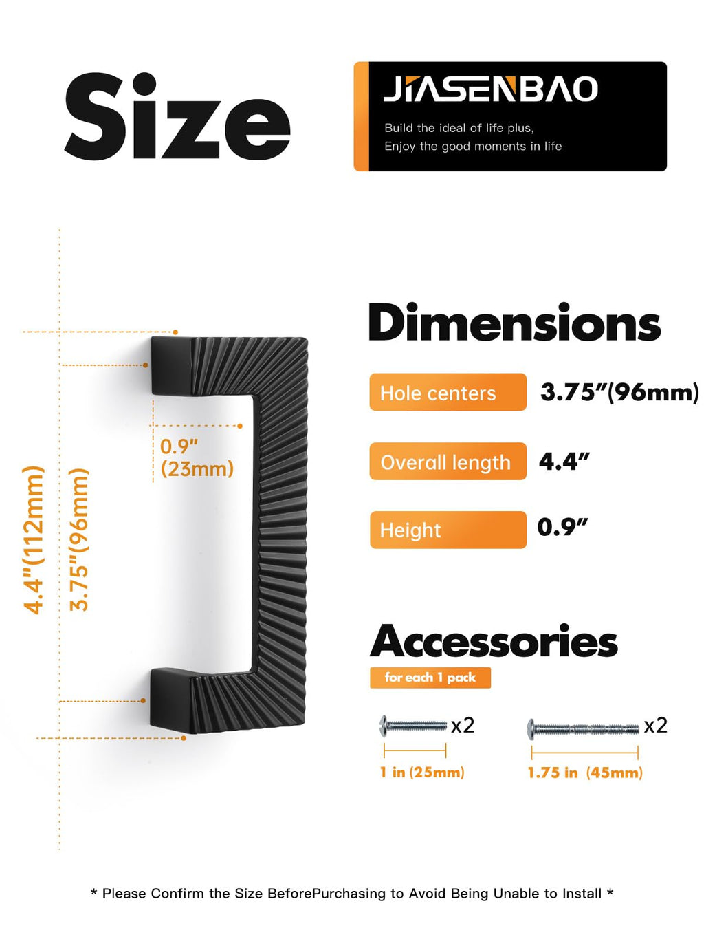 Cabinet Pulls 3-3/4" Hole Center Drawer Pulls Handles Hardware