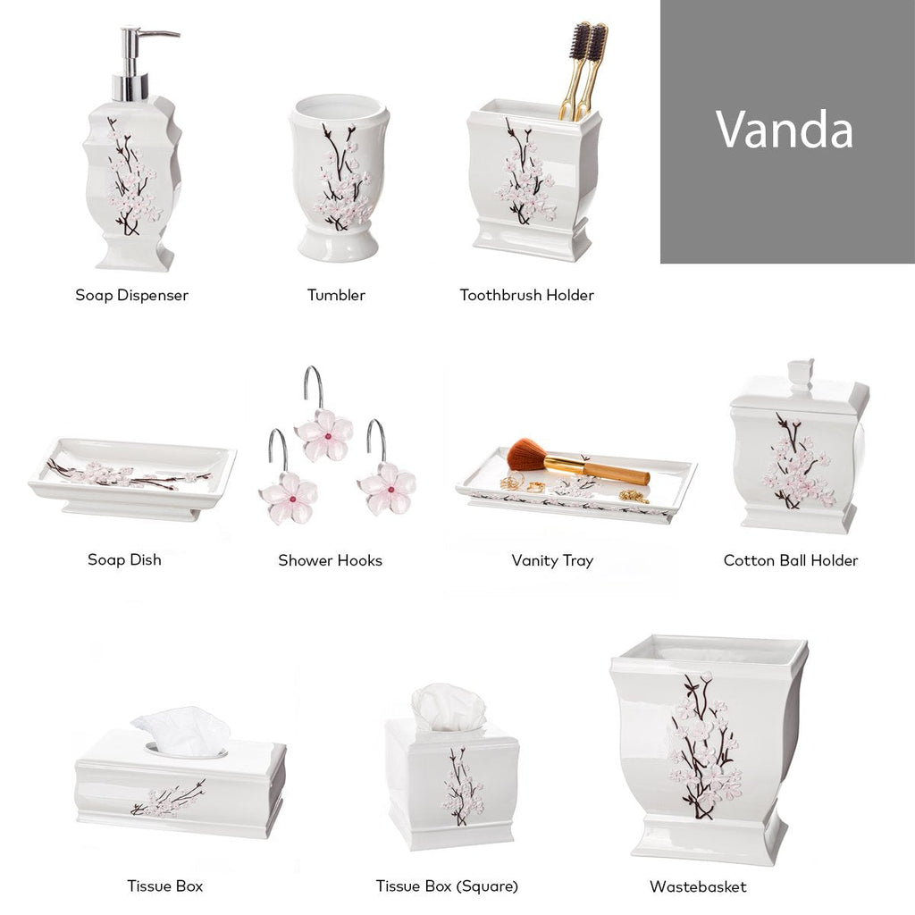 Modern Cherry Blossom Style Bathroom Accessories