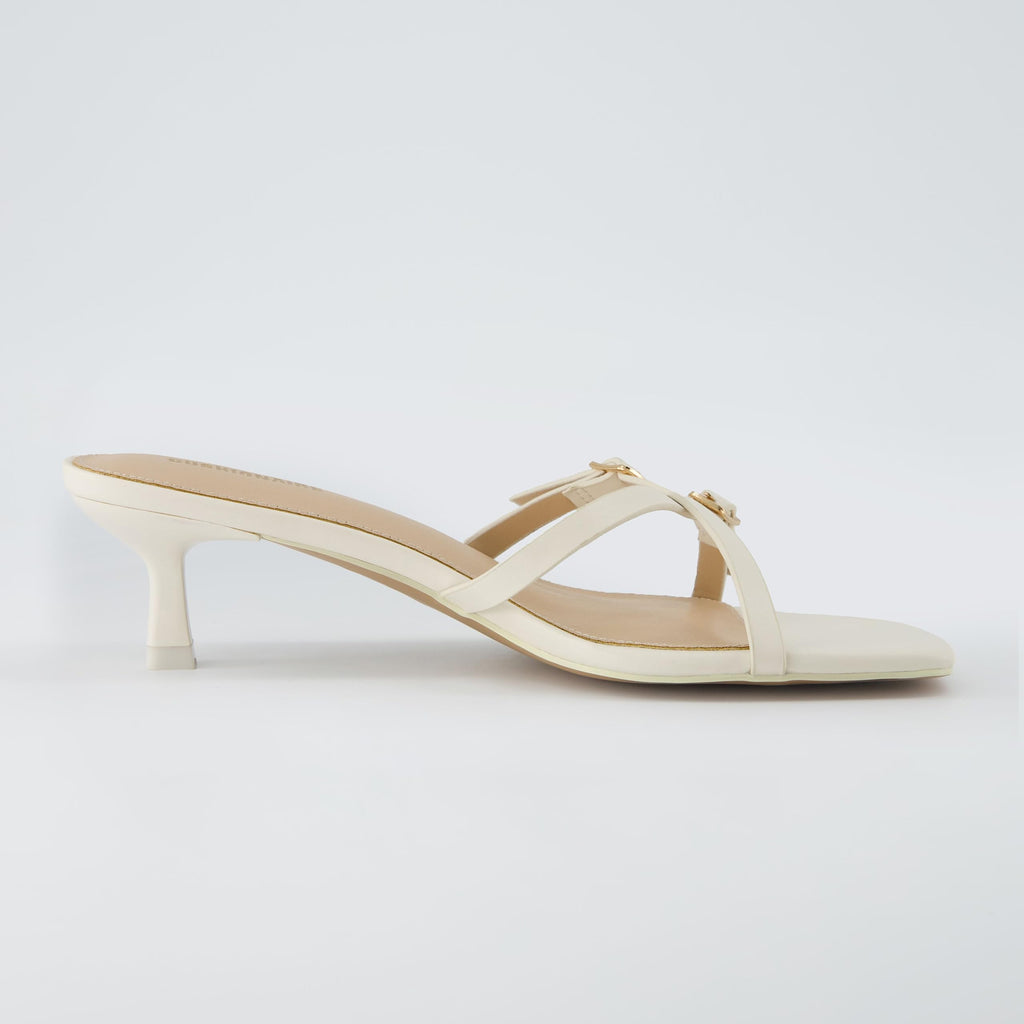 Women's Kitten Heel Sandals + Memory Foam