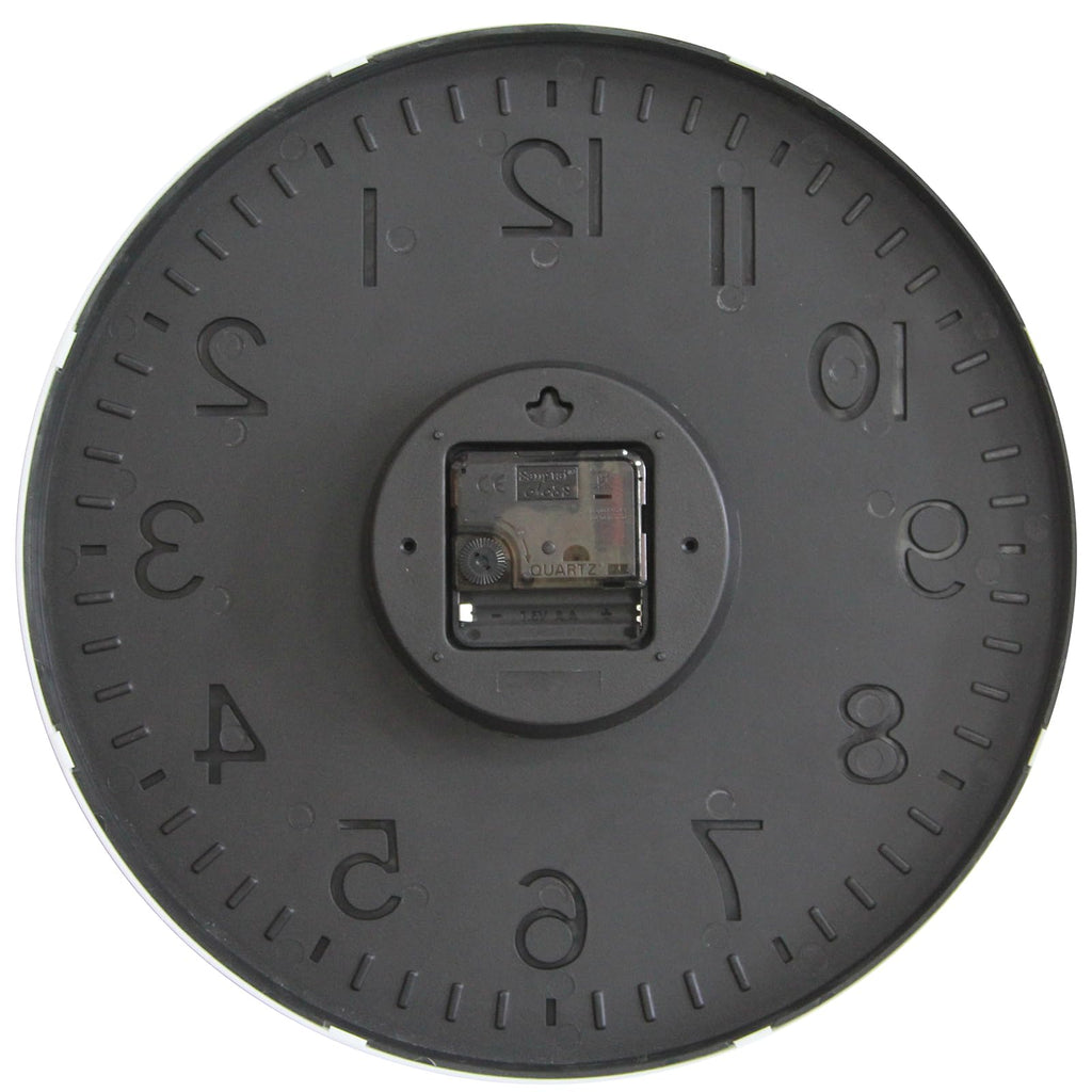 Wall Clocks Battery Operated - 12 inch Silent Non Ticking Modern