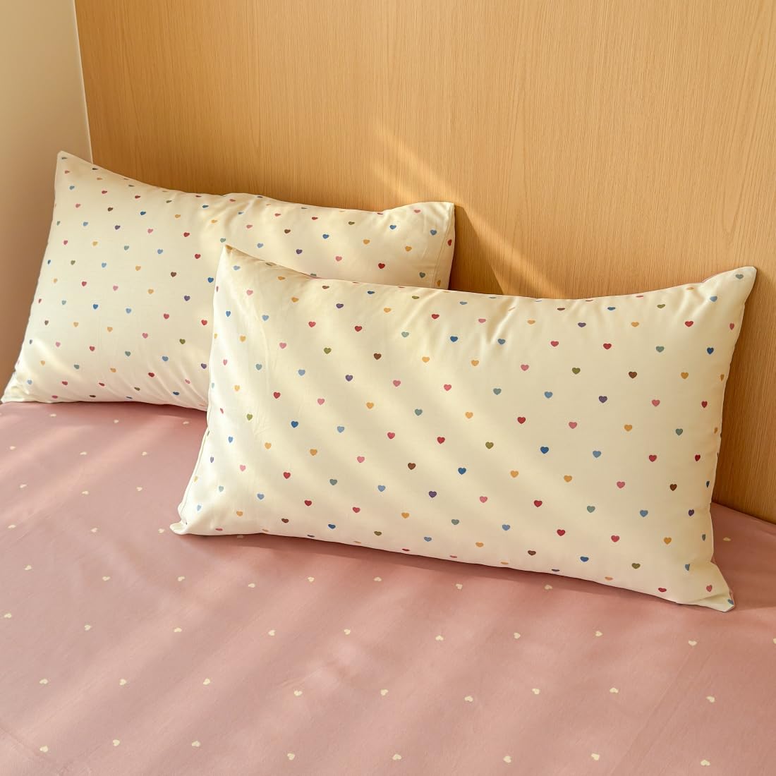 Cute Duvet Cover Sets 100% Cotton Bedding Comforter Cover Full 2 Pillowcases