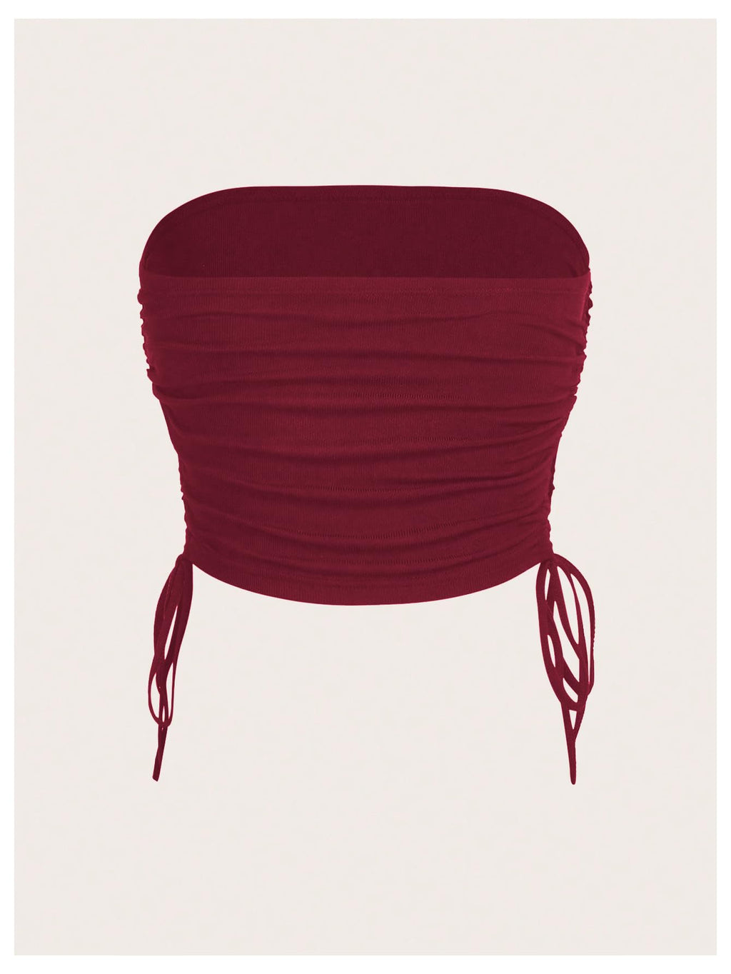 Women's Y2K Tube Tops Rhinestone Strapless Sleeveless Graphic Crop Tops