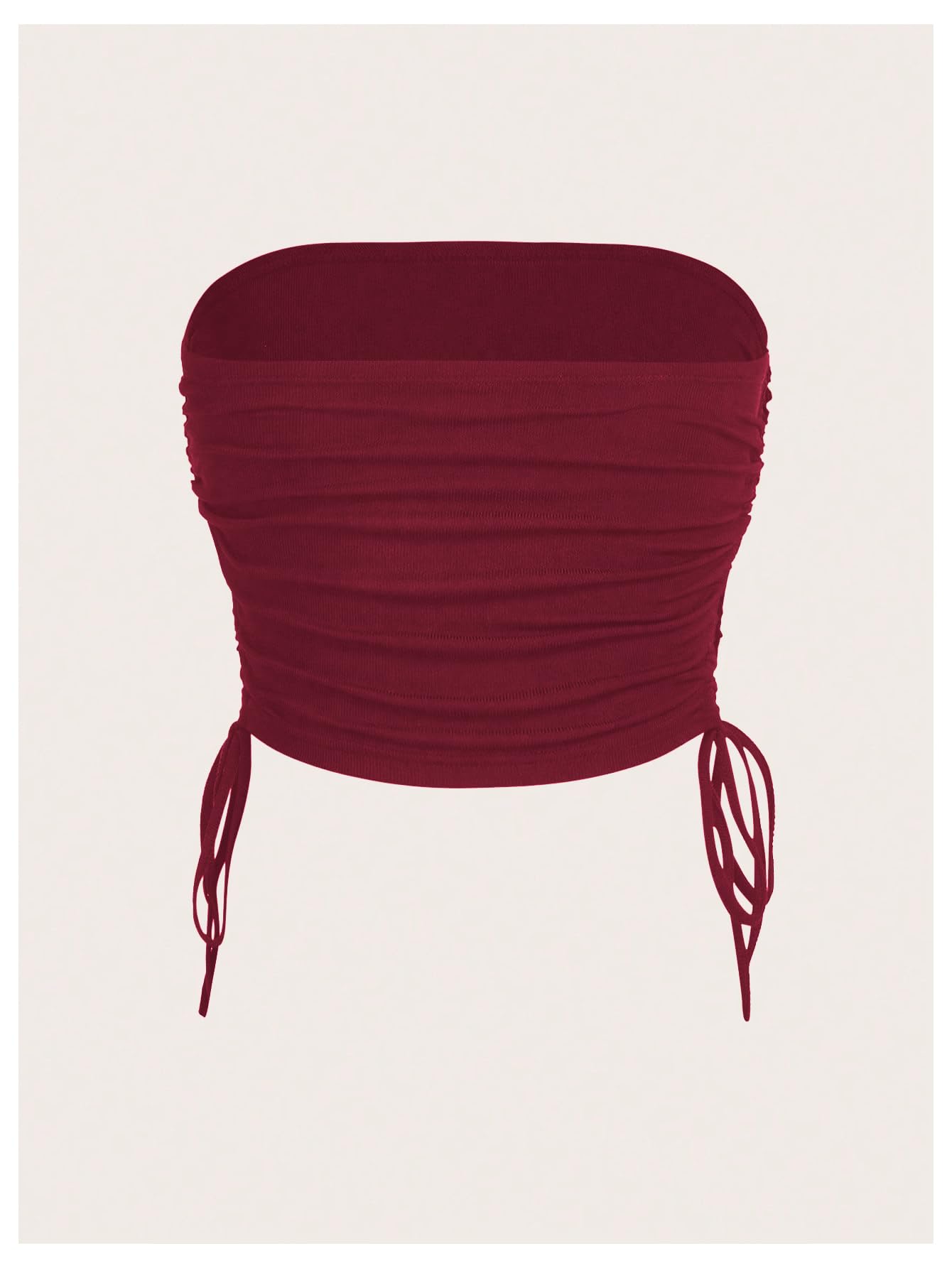 Women's Y2K Tube Tops Rhinestone Strapless Sleeveless Graphic Crop Tops