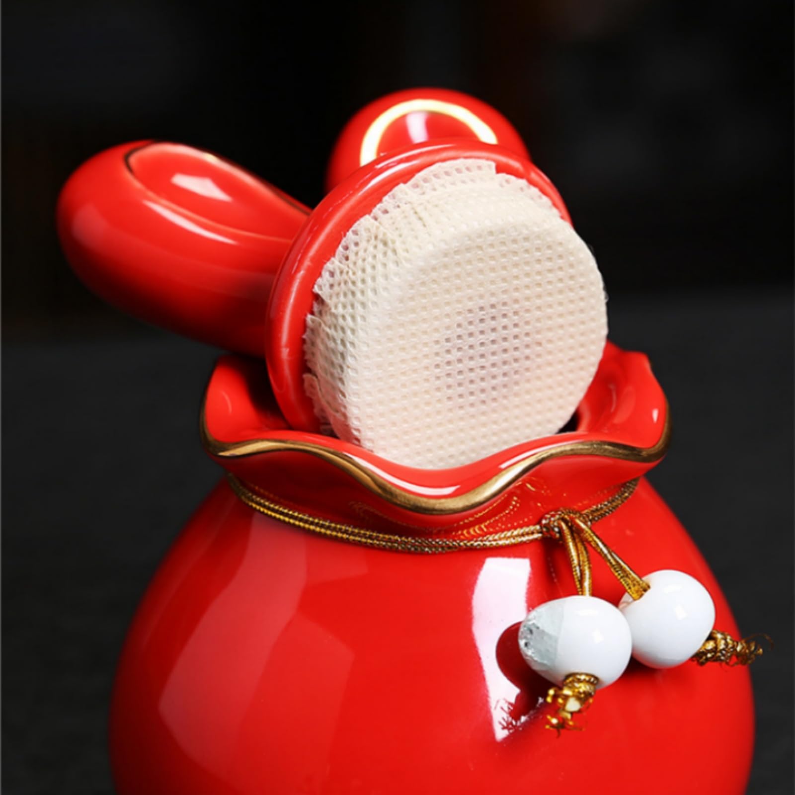 Rabbit Shaped Ceramic Storage Jar, Ceramic Jewelry Trinket Box, Storage for Ring Necklace Bracelet Earrings Rings Specie and Accessories