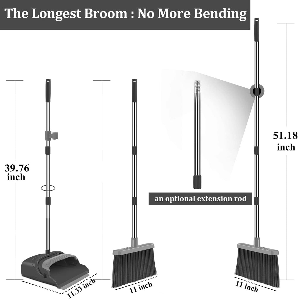 Indoor&Outdoor Broom and Dustpan Set